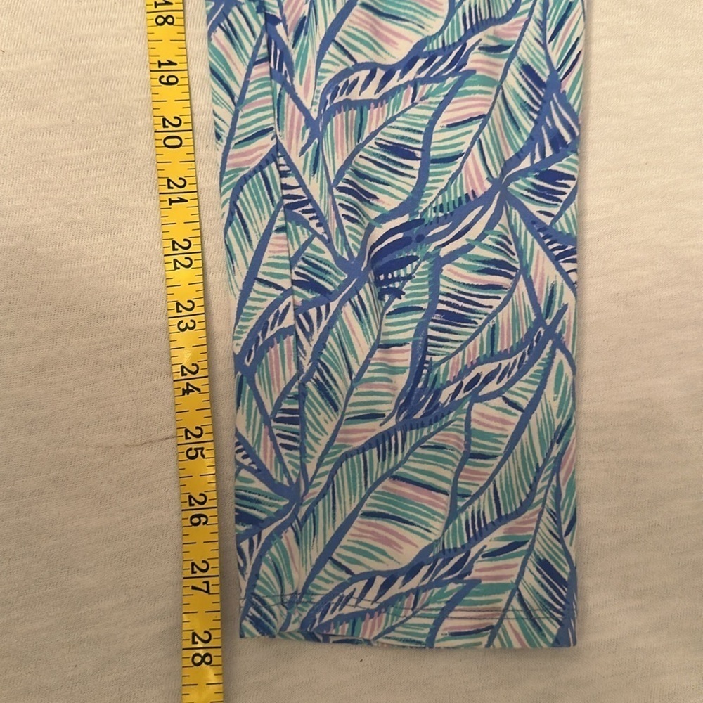 Lilly Pulitzer Paulina Multicolored Bennet Blue Let's Mango Jumpsuit Women Small - Picture 8 of 13